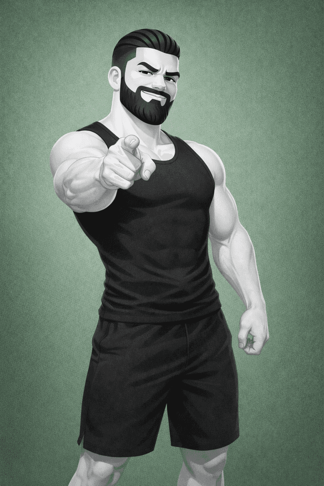 Chad pointing at you